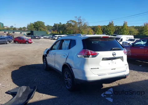 2016 Nissan Rogue Sl z USA, uszkodzony, nr VIN 5N1AT2MV3GC799693